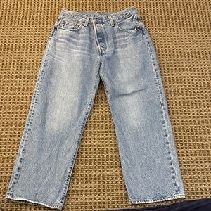 Levi's Light Blue Straight Jeans